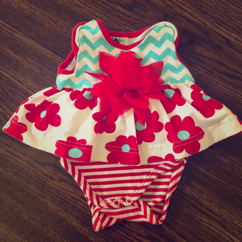 Peaches and Cream Ruffle Outfit